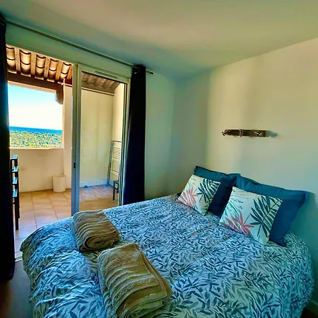Avec Vue Sur Le Golfe De St Tropez- Climatisation Apartamento *