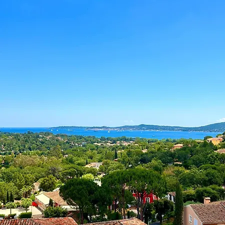 Avec Vue Sur Le Golfe De St Tropez- Climatisation Grimaud