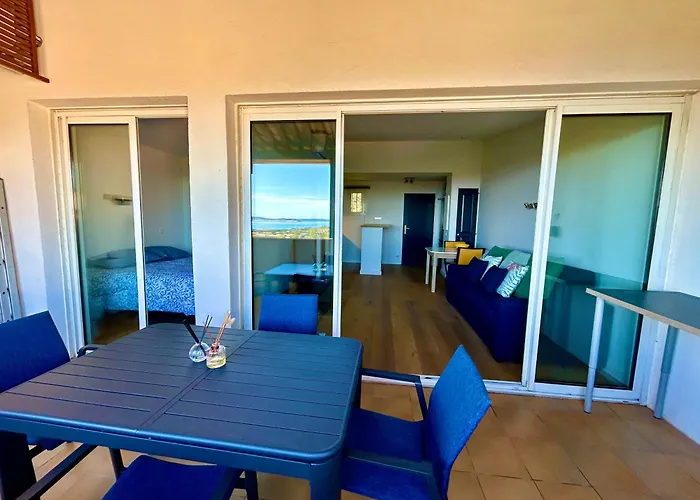 Avec Vue Sur Le Golfe De St Tropez- Climatisation Apartment Grimaud